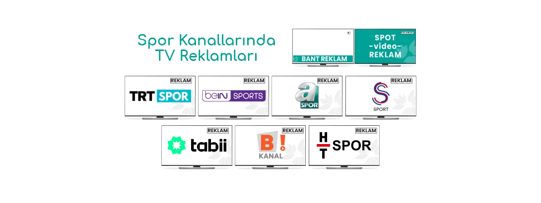 Süper Lig maçlarında spor kanallarında TV reklam siparişi